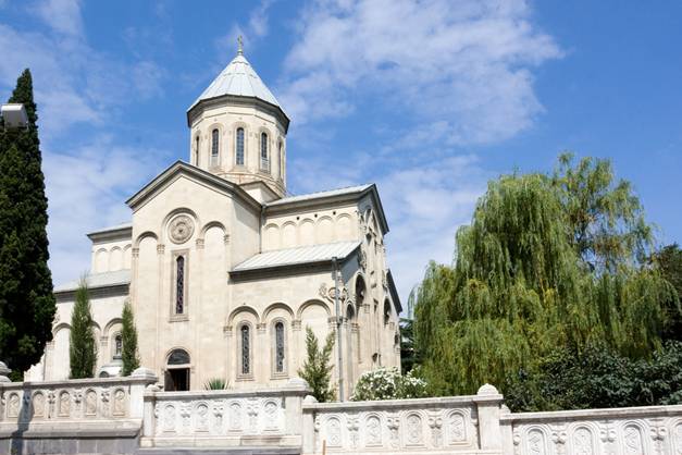 Церковь Кашвети.  Тбилиси.