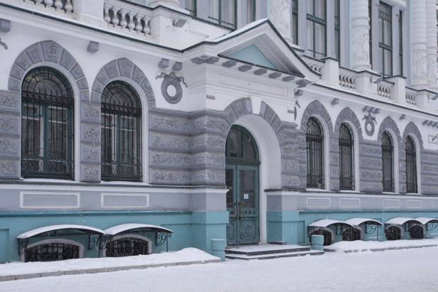 Здание  Научной библиотеки ТГУ (1914 год), Томск, стиль неоклассицизма